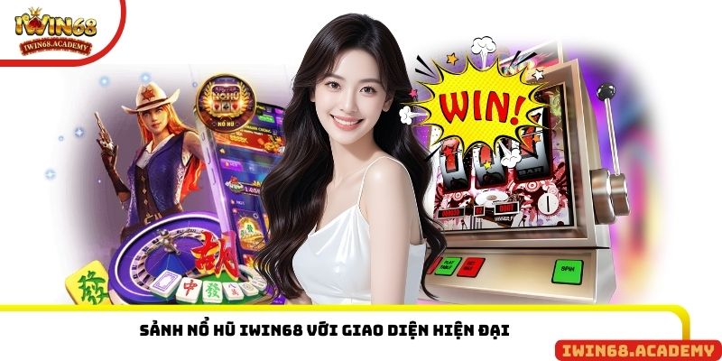 Sảnh nổ hũ IWIN68 với giao diện hiện đại