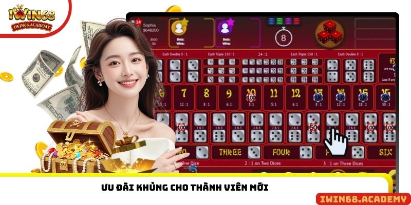 Ưu đãi khủng cho thành viên mới