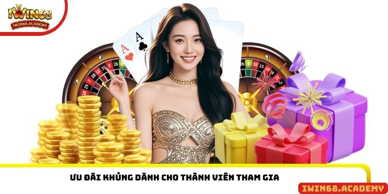 Ưu đãi khủng dành cho thành viên tham gia